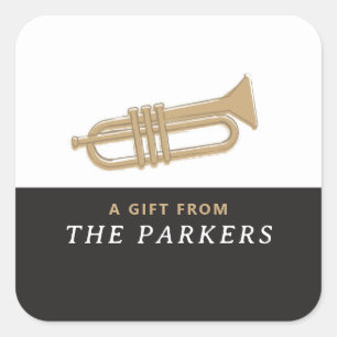 STICKER CARRÉ TRUMPET
