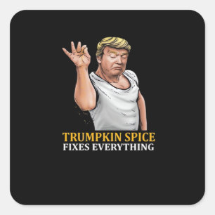Sticker Carré Trumpkin Spice Fixe Tout