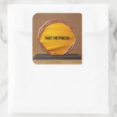 Sticker Carré Trust The Process (Sac)