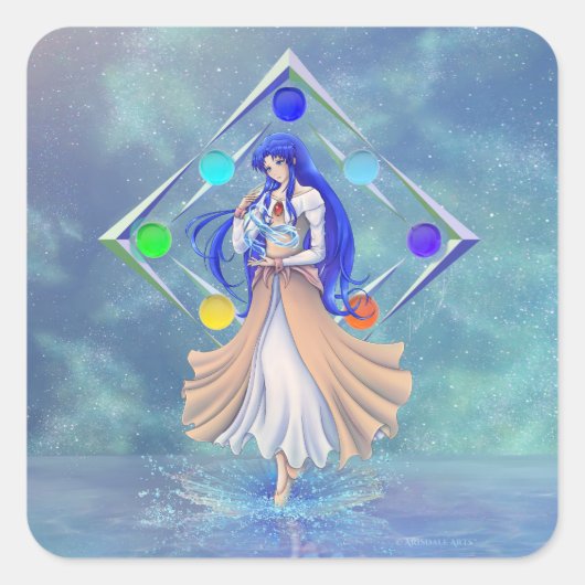 Sticker Carré TSDS : Miral Akemi Cover Art (Devant)