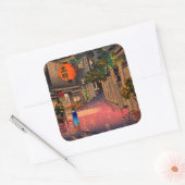 Sticker Carré Tsuchiya Koitsu - Soirée à Ushigome (Enveloppe)