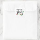 Sticker Carré Tu es si gentil (Sac)