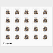 Sticker Carré Tu m'as eu avec Dark Romance (Feuille)