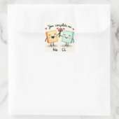 Sticker Carré Tu Me Complètes (Sac)