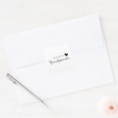 Sticker Carré Tu vas devenir grand-parents (Enveloppe)