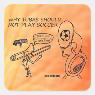 Sticker Carré Tubas Play