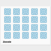 Sticker Carré Tuiles bleues portugaises 1 (Feuille)