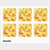 Sticker Carré Tulip Power II (Feuille)