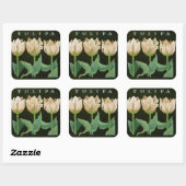 Sticker Carré Tulipes 2013 (Feuille)