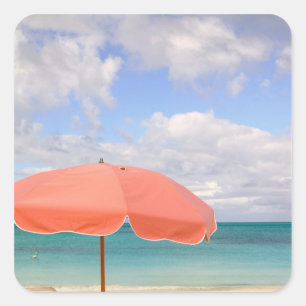 Sticker Carré Turks and Caicos, île Providenciales, Grace