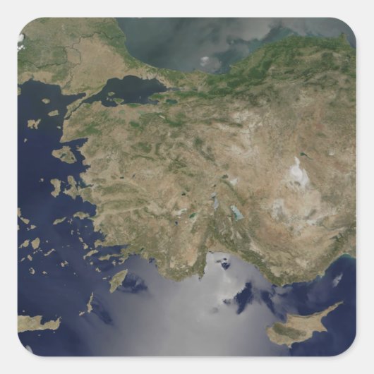 Sticker Carré Turquie (Devant)