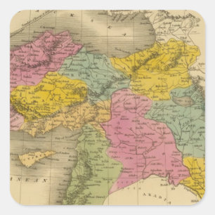 Sticker Carré Turquie en Asie 4