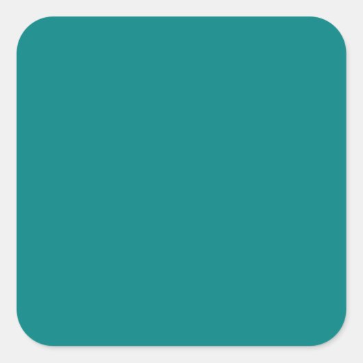 Sticker Carré Turquoise (Devant)
