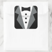 Sticker Carré Tuxedo (Sac)
