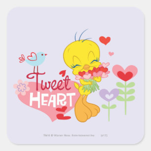 Sticker Carré Tweet Heart