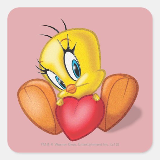 Sticker Carré TWEETY™ Holt Heart (Devant)