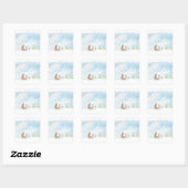 Sticker Carré Twinkle scintillement Little Star Nursery Rhyme ar (Feuille)