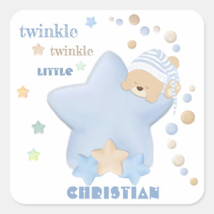 Sticker Carré Twinkle Twinkle