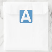 Sticker Carré Twitter Emoji - Letter A (Sac)