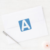 Sticker Carré Twitter Emoji - Letter A (Enveloppe)