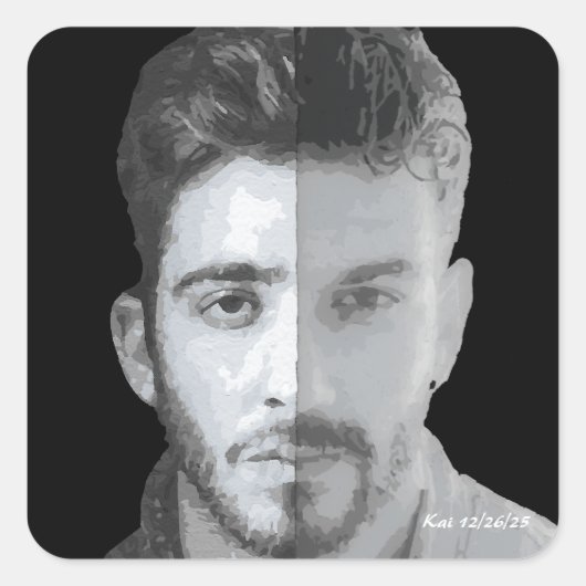 Sticker Carré Two Brothers Legend, Kraków, Poland Myth (Devant)