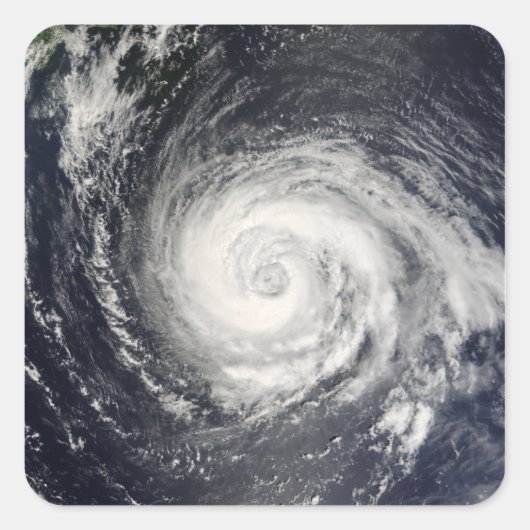 Sticker Carré Typhoon Fitow (Devant)