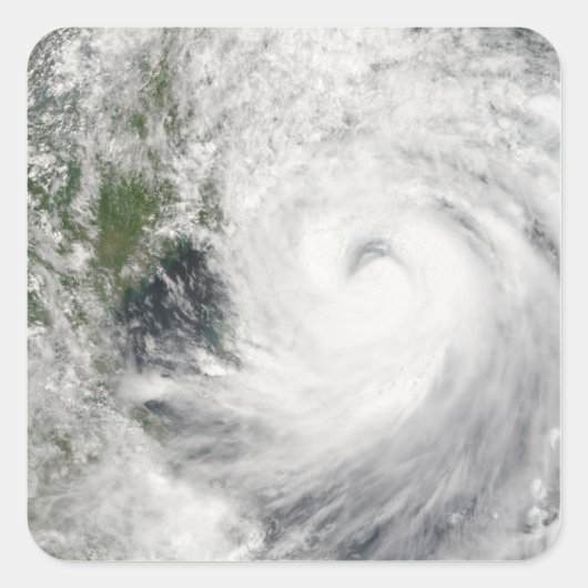 Sticker Carré Typhoon Prapiroon (Devant)