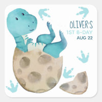 Tyrannosaurus Rex Dinosaur Garçon 1ère fête d'anni