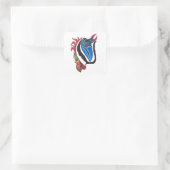STICKER CARRÉ U - MINIATURE (Sac)