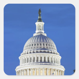 Sticker Carré U.S. Dôme de capitol