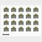 STICKER CARRÉ UBB 29 (Feuille)