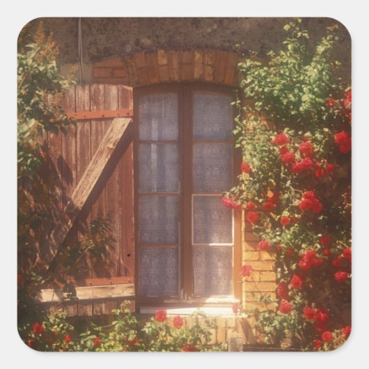 Sticker Carré UE, France, Provence, Vaucluse, Apt. Maison 2 (Devant)