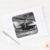 Sticker Carré UH-1N Twin Huey (Enveloppe)