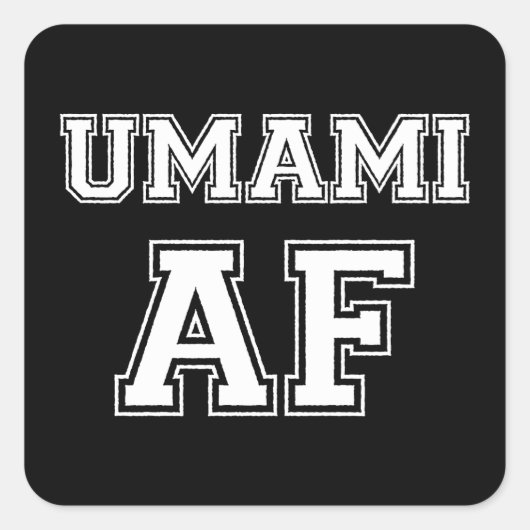 STICKER CARRÉ UMAMI AF (Devant)