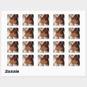 Sticker Carré Un ange (Feuille)