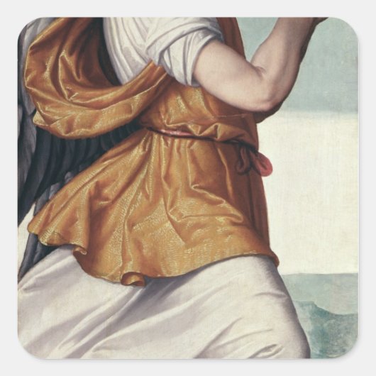 Sticker Carré Un ange (Devant)