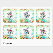 Sticker Carré Un anniversaire très joyeux (Feuille)