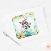 Sticker Carré Un anniversaire très joyeux (Enveloppe)