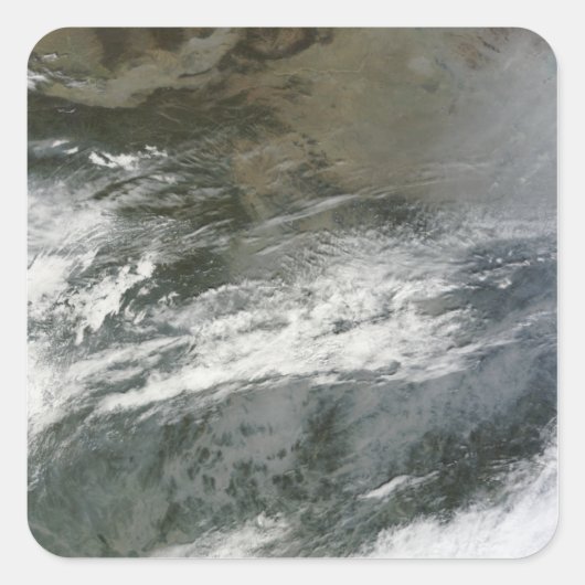 Sticker Carré Un brouillard sur la Chine (Devant)