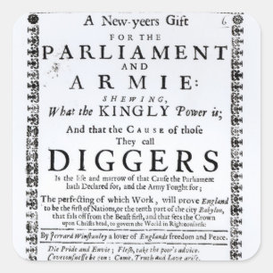 Sticker Carré Un cadeau du Nouvel An