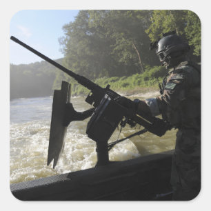 Sticker Carré Un combattant de guerre spéciale