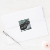 Sticker Carré Un coussin d'air d'embarcation de débarquement de  (Enveloppe)