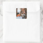 Sticker Carré Un déjeuner romantique (Sac)