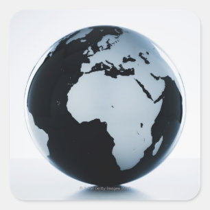 Sticker Carré Un globe
