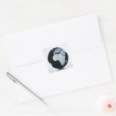 Sticker Carré Un globe (Enveloppe)
