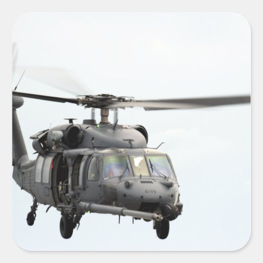 Sticker Carré Un hélicoptère HH-60 Pave Hawk (Devant)