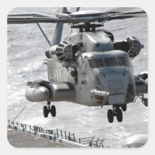 Sticker Carré Un hélicoptère superbe d'étalon de CH-53E