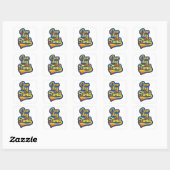 Sticker Carré Un jour à la fois (Feuille)