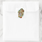 Sticker Carré Un joyeux Noël (Sac)