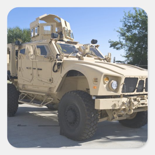 Sticker Carré Un Oshkosh M-ATV (Devant)